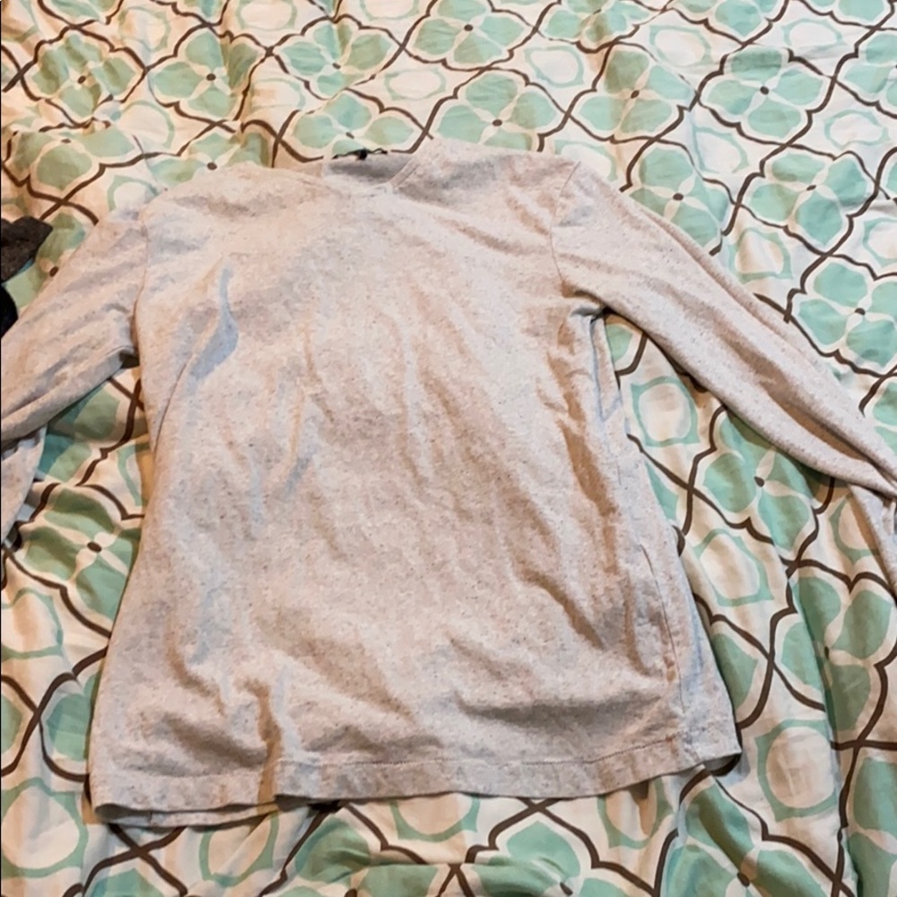 Oak + Fort Long Gray Tee